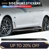 För BMW 2 st Bil Sidokjol Tröskel Kolfiber Karosskydd Dekaler För BMW M M3 M5 M6 X3 E46 E90 E39 F10 F20 F30 G20 E60 E36 E