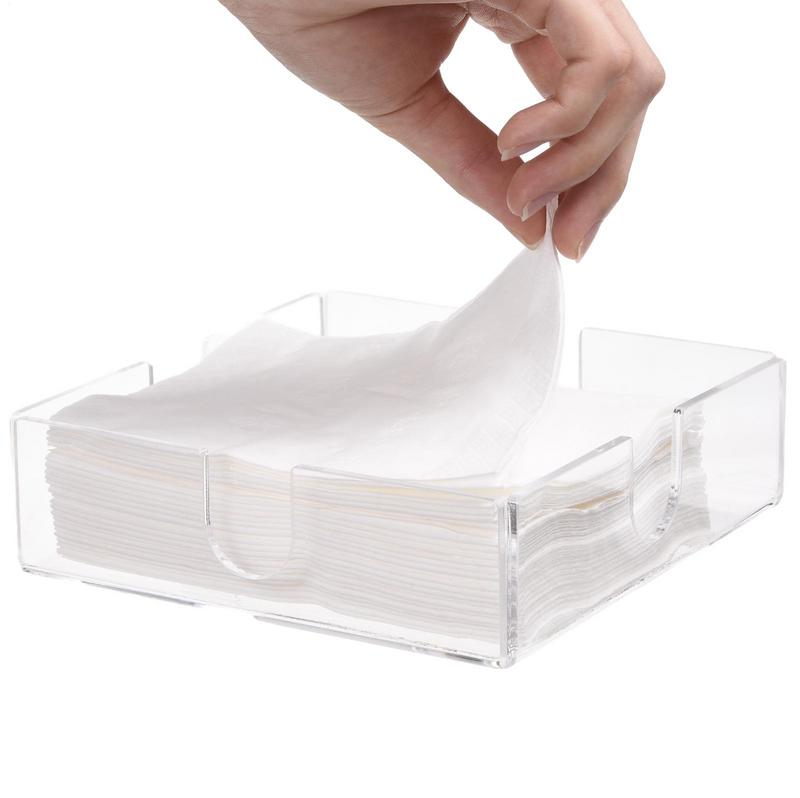 Clear Acrylic Cocktail Napkin Holder Bar Napkin Holder Top amongst Modern Beverage Napkin Holders for Paper Napkins