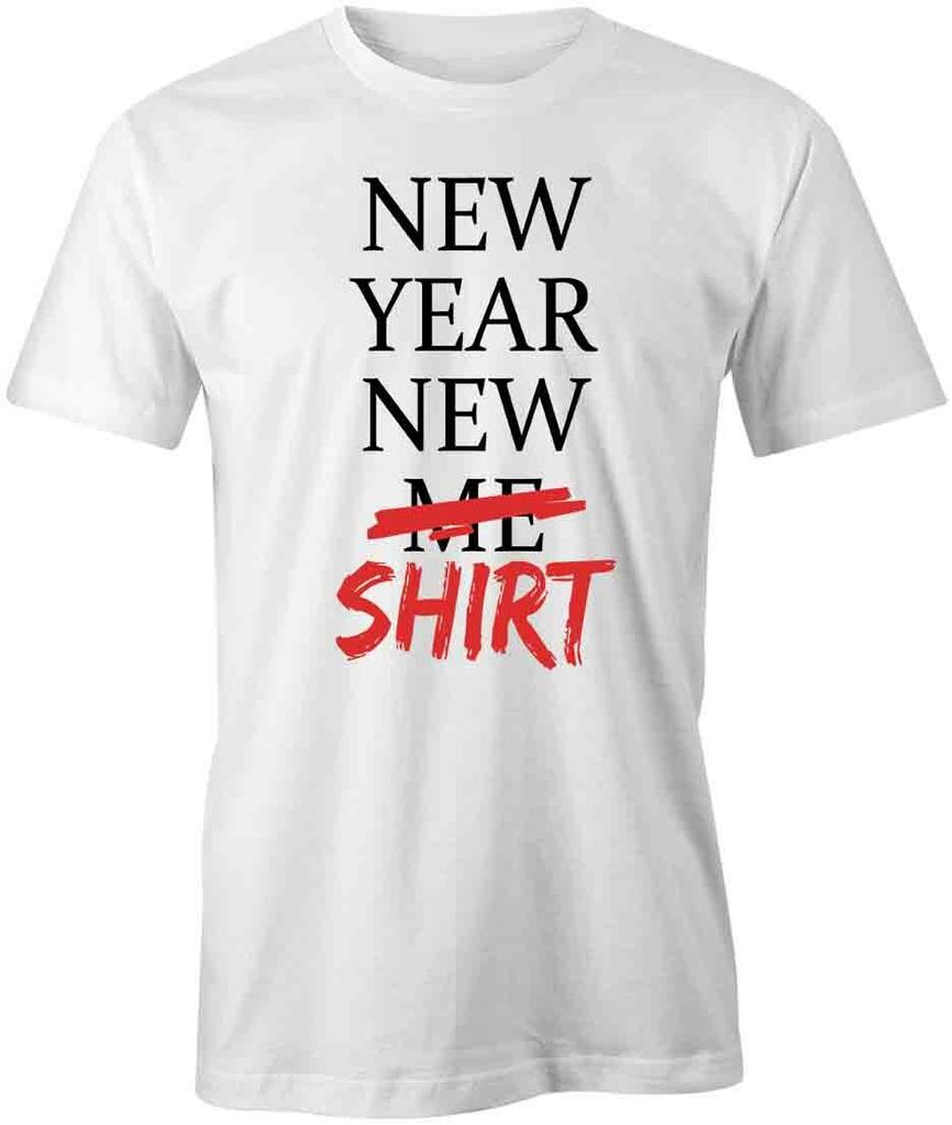 NEW YEAR NEW SHIRT TShirt Tee Short-Sleeved Cotton CLOTHING NEW YEARS S1WCA363