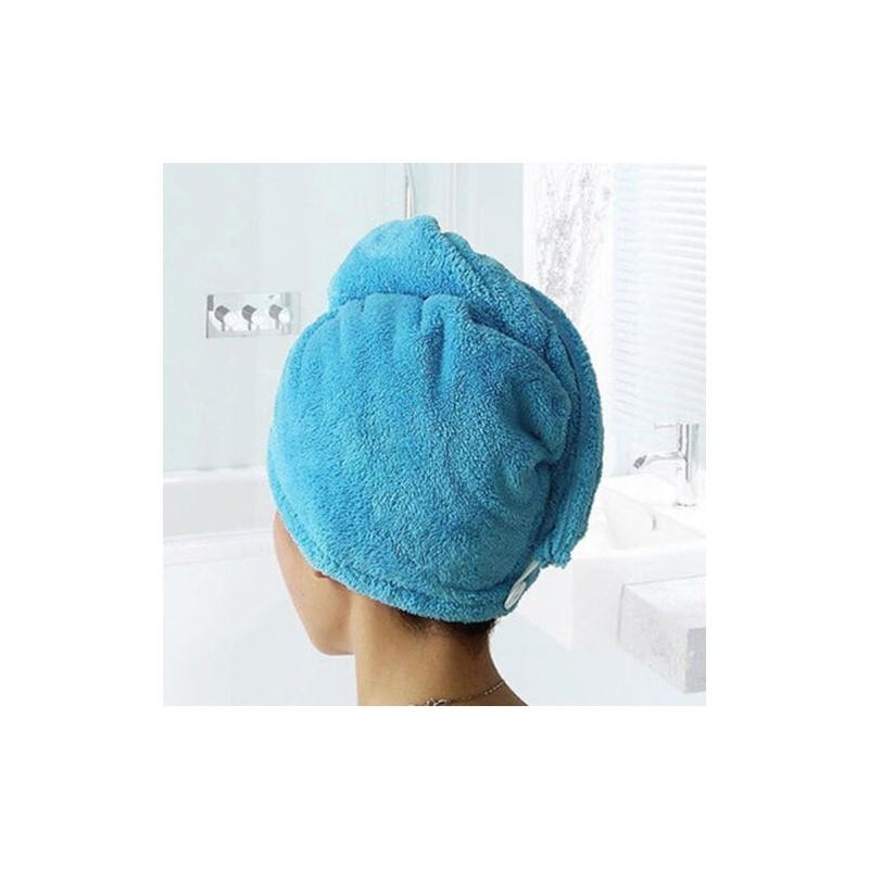 Luxurious Turban Twist Dry Shower Microfiber Hair Wrap Towel For Spa Comfort