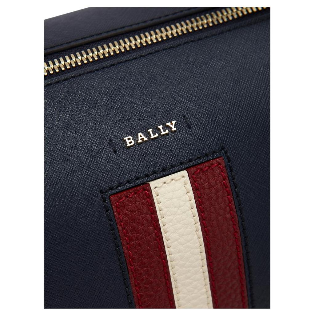 Bally Logo Leather Medium Shoulder Crossbody Bag Women handbags Blue 6238433