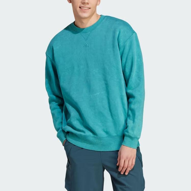 adidas All Season Long Sleeve Sweatshirt Men Sweatshirt Arctic-Blue IB4073
