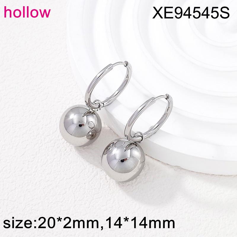 European 18K Gold-Plated Titanium Steel Geometric Earrings - Versatile Luxury Drop Earrings for Women