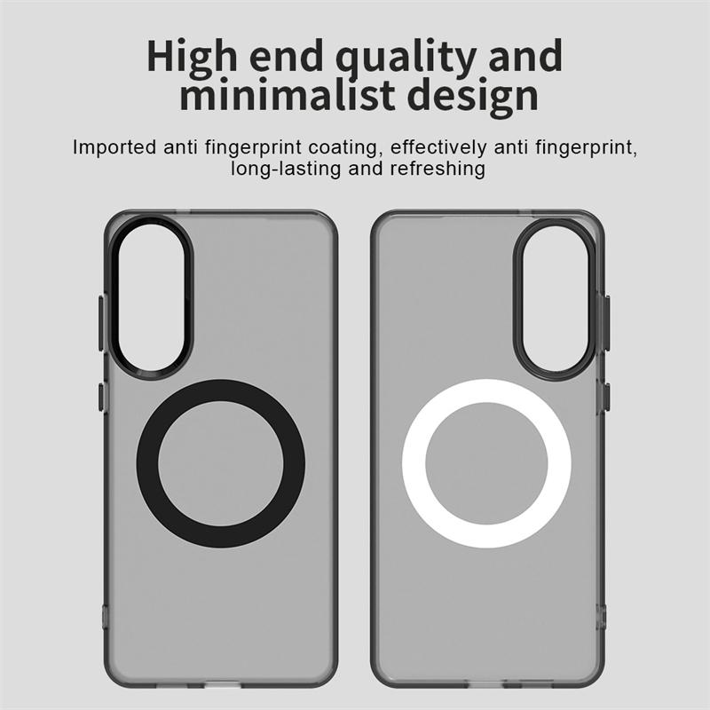 Magnetic Adsorption Wireless Charge Cover For Samsung Galaxy S25 Edge Case For Samsung S25 Edge Case For SamsungS25 Edge Case
