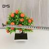 Artificial Orange Tree Bonsai Plant Landscape Party Home Garden Decor