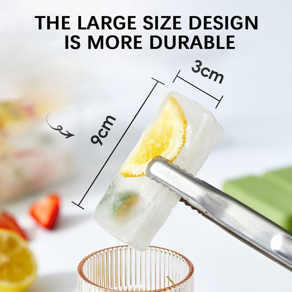 4 Cells Silicone Ice Cubes Trays With Lid Diy Homemade Popsicle Mould Food Freezing Container For Cocktail Freezer Kitchen Tools