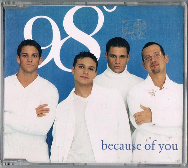 CD 98 DEGREES - Because Of You 8608952 Motown 1998 Australia Pop Used