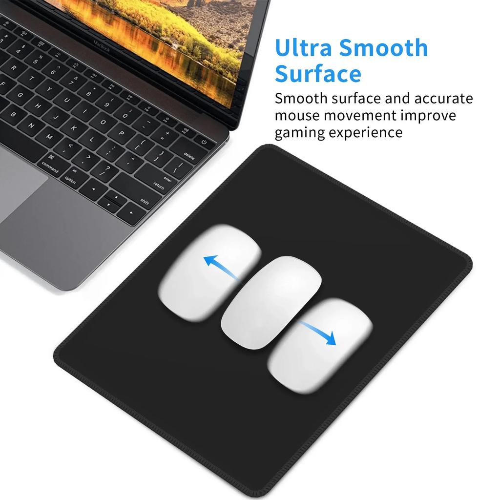 New PU Leather Mouse Pad Waterproof Cute Desk Pad Solid Colour Simple Stationery Desktop Computer Accessories Office Supplies