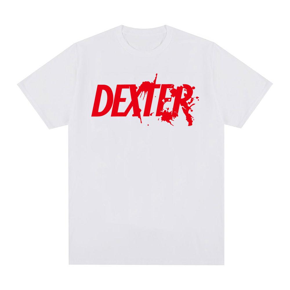TV Play Dexter Morgan Logo Print T-shirts Men's Women Clothing Casual Oversized Short Sleeve T Shirt High Quality Cotton T-shirt