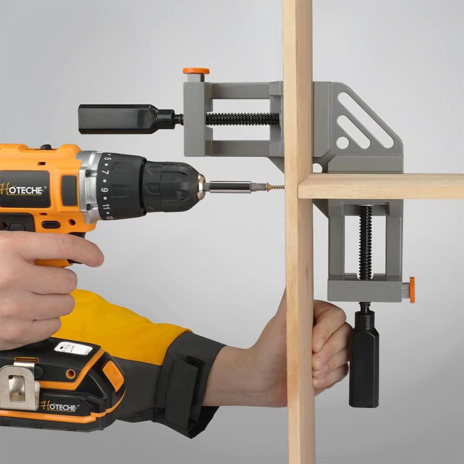 

Держатель зажима для правого угла 90 градусов, сверхмощные угловые сварочные зажимы для древесины, алюминиевый сплав для деревообработки, обрамление картин