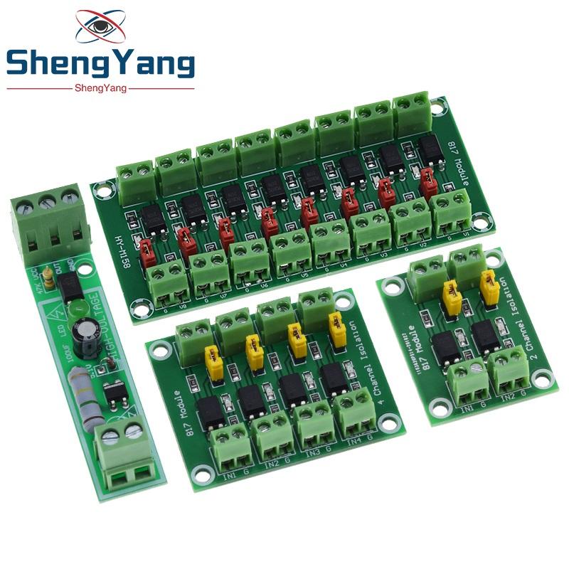 PC817 1 2 4 8 Channel Optocoupler Isolation Board Voltage Converter Adapter Module 3.6-30V Driver Photoelectric Isolated Module