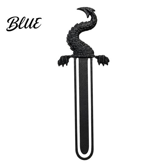 Creative Office Supplies for Readers 3D Printed Dragon Tail Bookmark, Retro Durable PLA Reading Marker, Niche Tools Adults Unique Fantasy Animal Page