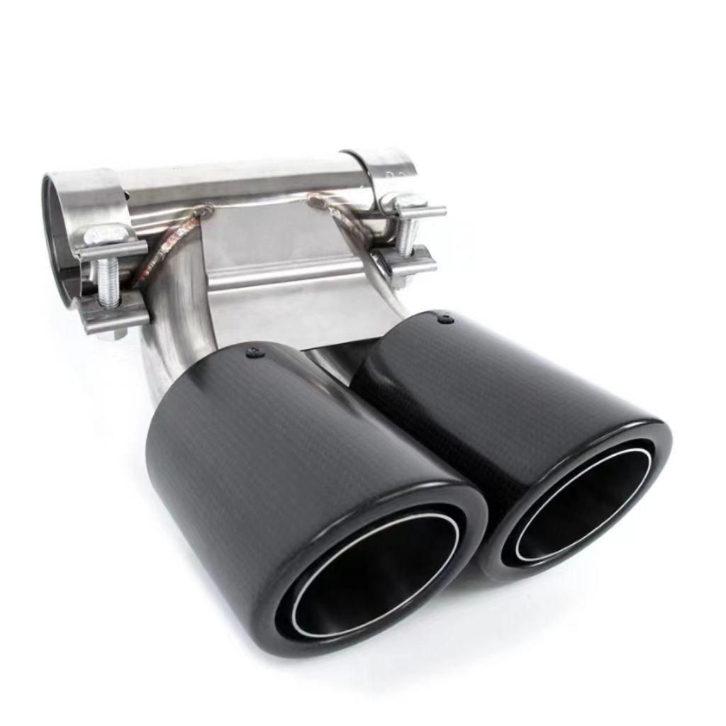 Carbon Fiber Exhaust Tailpipes for 2016-2024 Porsche 718 Boxster/Cayman 982 Models