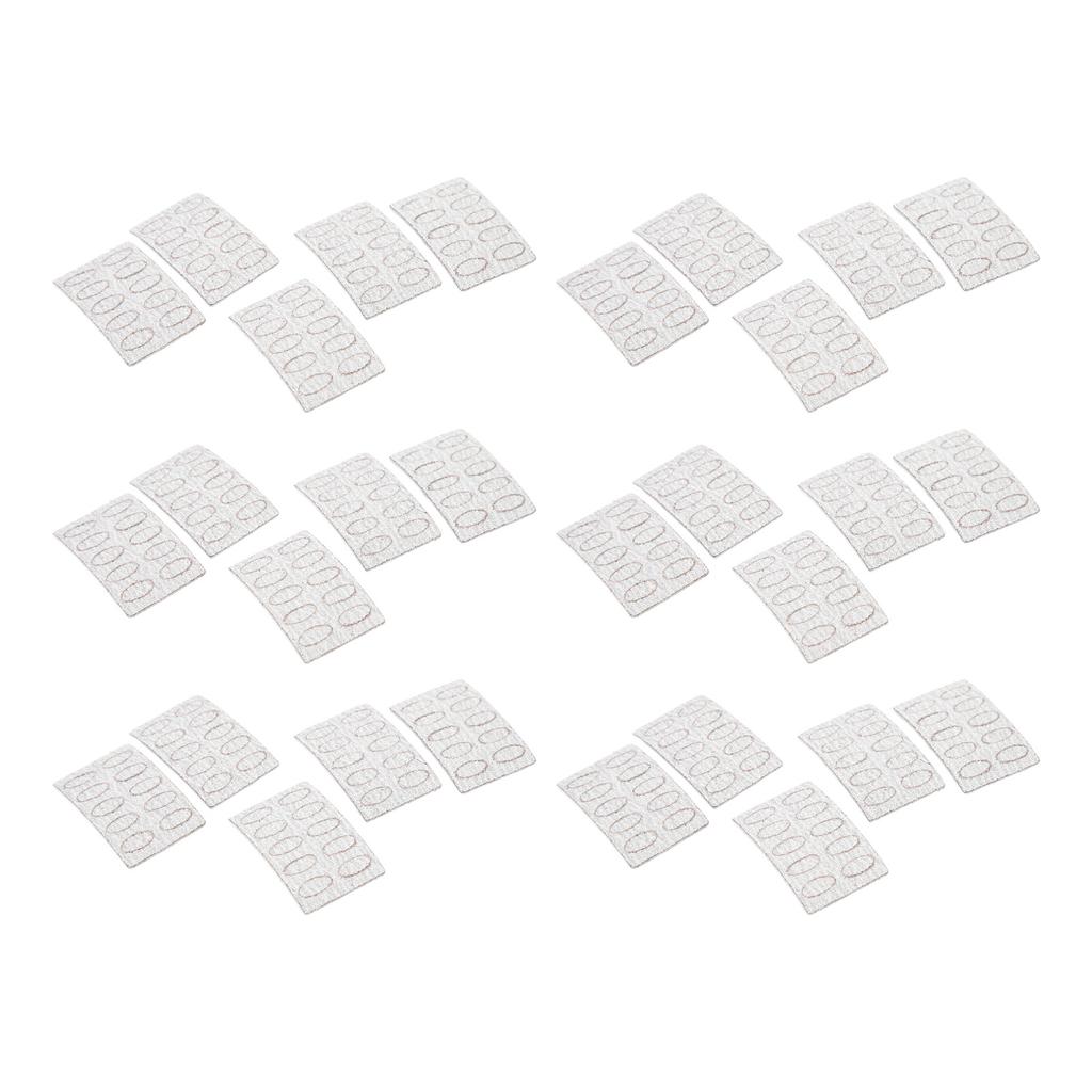 10 Bags 100 Grit Steel Pusher Sandpaper Self Adhesive Dead Skin Removal Nail Cuticle Pusher Sand Sheet