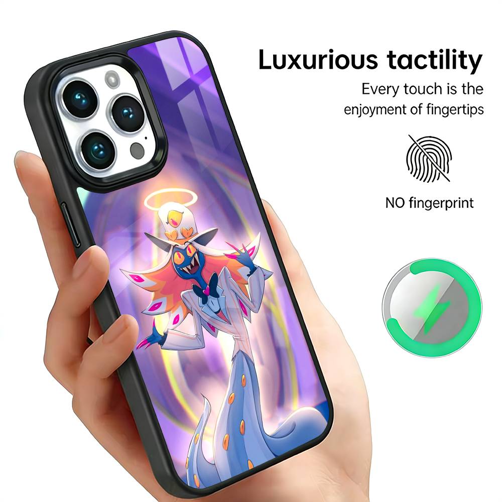 Sir Pentious H-Hazbin H-Hotel Handyhülle Für iPhone17,16,15,14,13,12,11 Plus,Pro Max Für Magsafe Kabelloses Laden