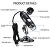 1600X Digital Microscope Camera Electronic Magnification Endoscope For Soldering LED Magnifier USB Charge Magnifier for WIN XP/7