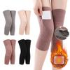 Insert Pocket Knee Sleeves Non-Slip Fabric Knee Warmer Sleeves Thermal Knee Warmers  Winter Warmth