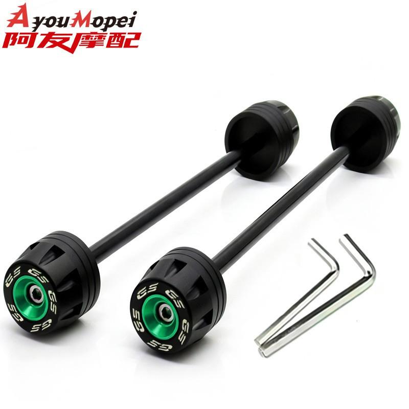 Aluminum Wheel Axle Guards BMW F750GS F850GS F900GS Front Rear Crash Protection Covers