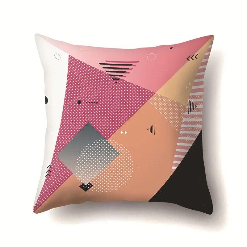 Față de pernă cu dungi geometrice Husă de pernă pentru birou Camera de zi Riding Talie