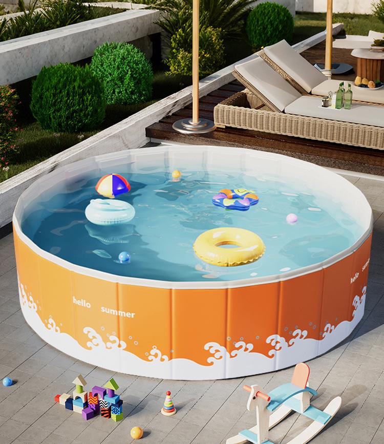 PVC Folding Pet Swimming Pool: Dog & Cat Bath and Play Pool