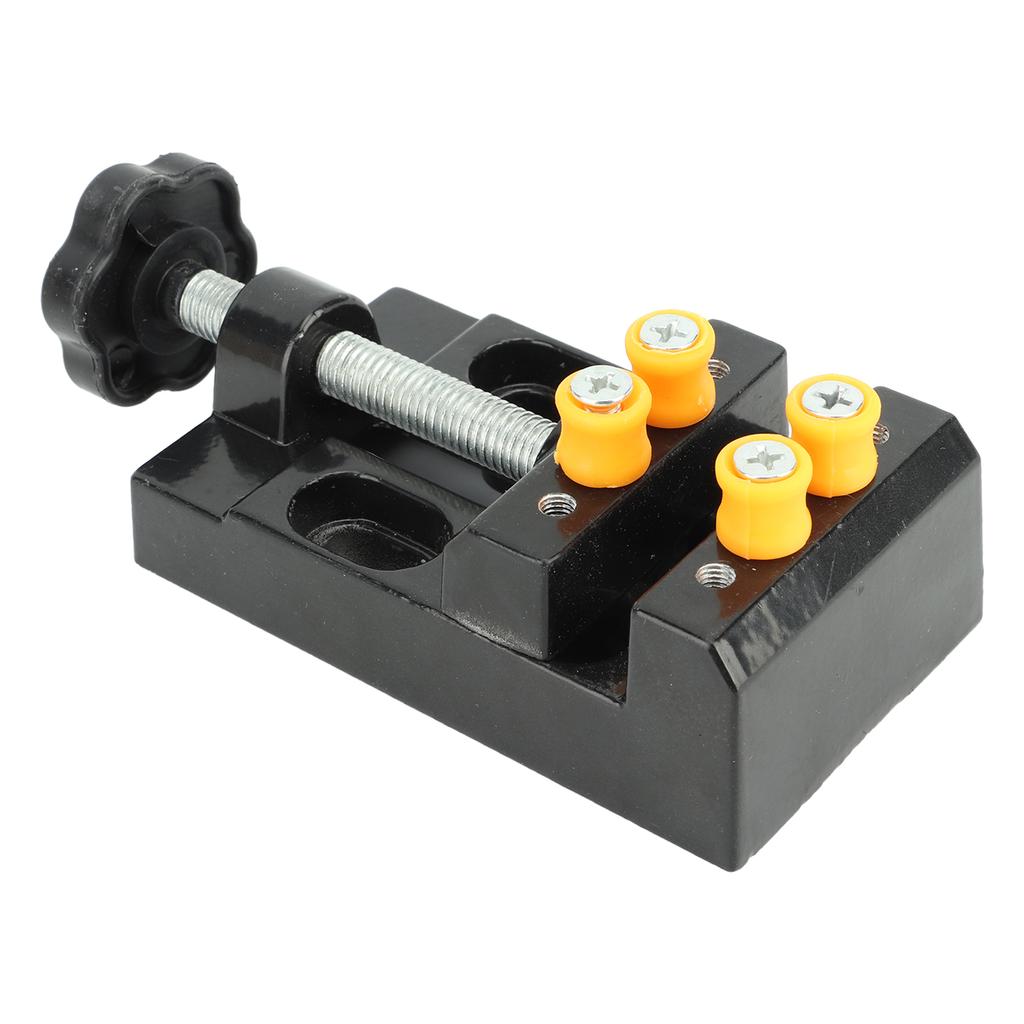 Mini Bench Vice Clamp Aluminum Alloy Mini Flat Clamp Opening Parallel Table Vise for DIY Sculpture