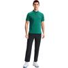 Fila Tennis Series Brand Logo Sun Protection Knitted Short Sleeve Polo Shirt Men Tops Deep-Iron-Green A11M523103F-GN