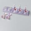 1 Set Transparent Aurora Nail Stand Magnetic False Nails Holder Press On Nail Display Nail Rack Acrylic Nail Training Manicure