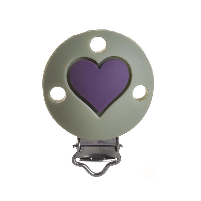 3Pcs Baby Pacifier Clip Soother Teether Round Shape Silicone Holder Nipple Clip DIY Baby Teething Chain Accessories BPA Free