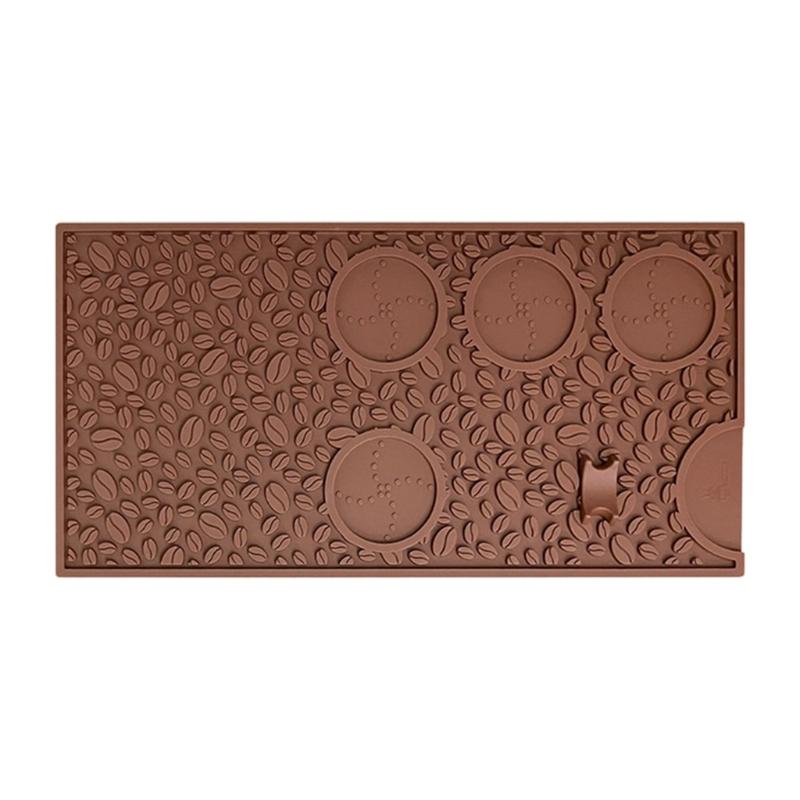 High Quality Brewing Coffee Tamping Mats Durable Silicone Materials Ideal For Espressos Machines And Countertops Protections
