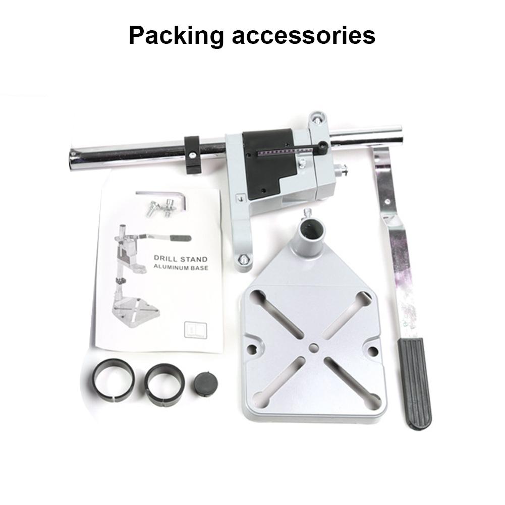 Table Top Drill Fixed Frame Single-Head Bench Drilling Machine Chuck Multifunctional Aluminum Alloy Power Grinder Accessories
