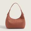 Women Fashion Woven Underarm Shoulder Bag Versatile Commuter Dumpling Bag