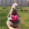 1pc 23cm-55cm Waiting Statue Meme Tubby Gray Blob Plush Toy Soft Stuffed Monster Doll Creative Nice Cute Gift