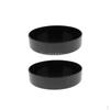 2xJapanese 11 Inch Round Black Ikebana Suiban Pot &Planters Holder