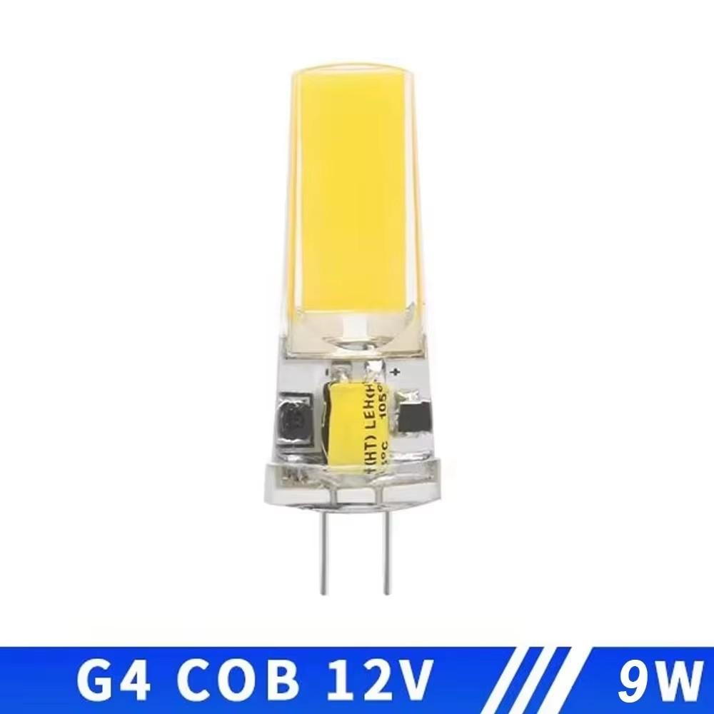 5pcs/lot G4 LED COB Lamps Dimmable 6W 9W COB LED Bulb AC/DC 12V 220V LED G9 COB Spotlight Chandelier Lighting Replace Halogen