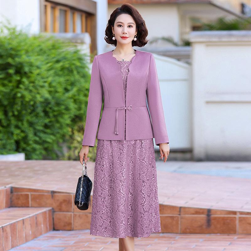 2026 Spring & Autumn Mother-in-Law Formal Wedding Dress Suit Skirt