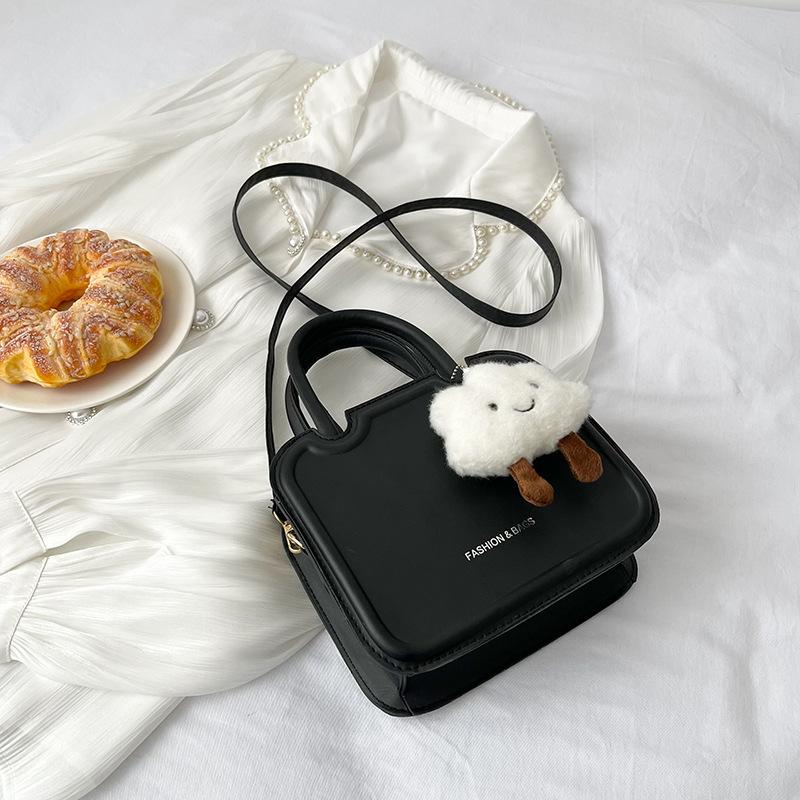 Retro Portable Biscuit Bag Small Bag Women's Spring and Summer New Trendy Fashion One Shoulder Crossbody Small Square Bag