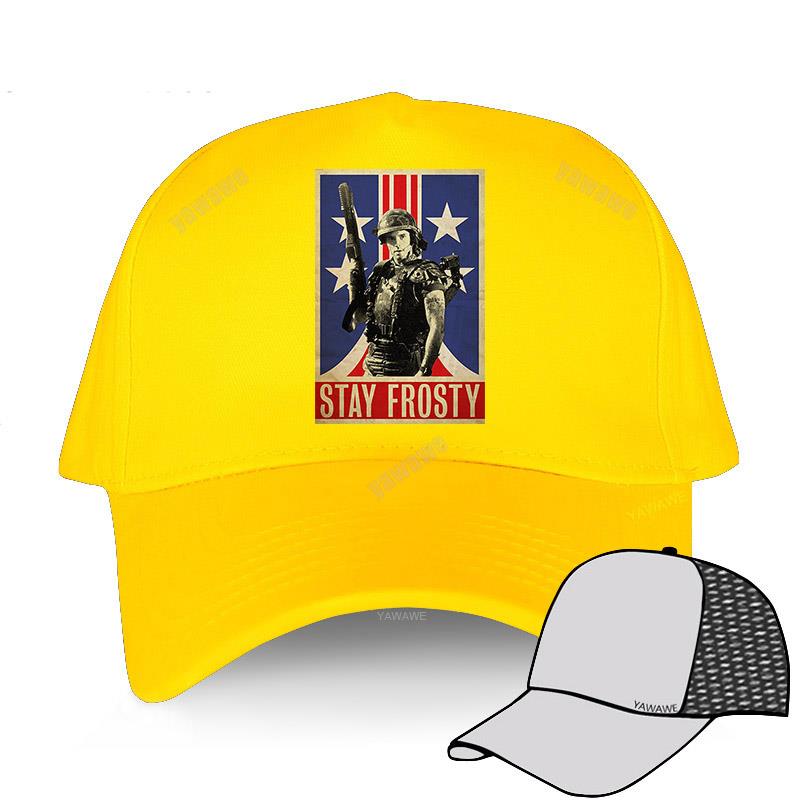 

Мужская хлопковая бейсболка, шляпы в стиле хип-хоп, пришельцы, фильм 80-х годов, фильм MARINES STAY FROSTY, космическая планета, ретро, ​​модная женская шляпа с коротким козырьком Adjustable