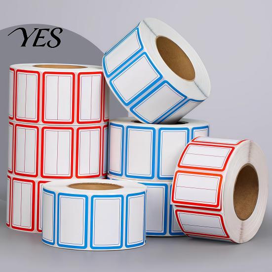 Price Tag Stickers 500 Pcs Label Stickers, Color Coding Self-Adhesive Name Tags, Waterproof Removable Labels for Handwriting File Folders, Shelves