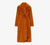 Winter Imitation Rabbit Fur Coat Women'S Extended Belt Belt Imitation Fur Coat Thickened Warm Plush Coat