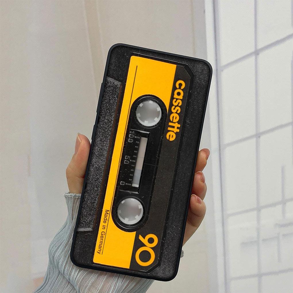 Cassette Tape Soft Phone Cover for Xiaomi Redmi Note 13 13C A3 A3X Mi POCO F6 F5 Pro C65 C55 C50 C51 Silicone Case
