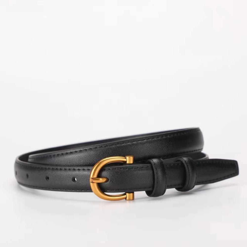 Jeans Decor Pu Waistbands Thin Trouser Decoration Simple Women Belt  Female/Girls