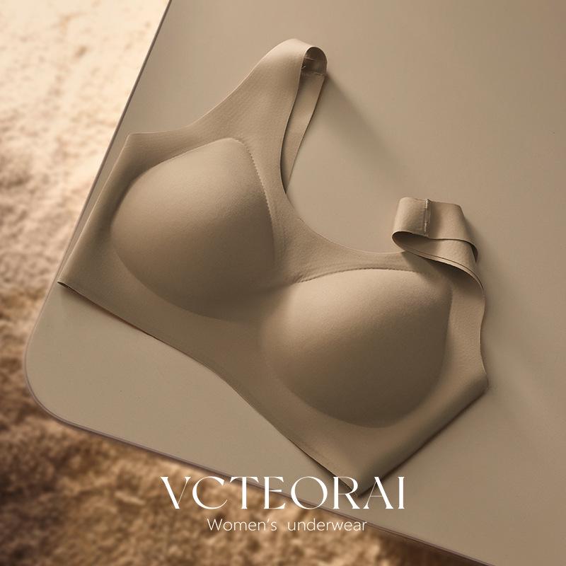 VCTEORAI Camellia Scented Invisible Bra: Comfortable, Breathable, Lifts, and Seamless.