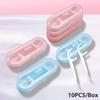 10Pcs/Box Floss Toothpick Set Plastic Interdental Brush Reusable Dental Floss Portable Teeth Flosser Cleaner With Storage Case