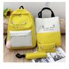 Backpack Printed Four-piece Multi-piece Set School Bag Leisure Travel Bag Tuition Bag Pencil Bag Student Backpack