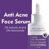 Dermistry 2% Salicylic Acid 5% Niacinamide Zinc Spots Corrector Face Serum for Oily Acne Prone Skin Exfoliating Open Pores Oil Control & Removal Pi