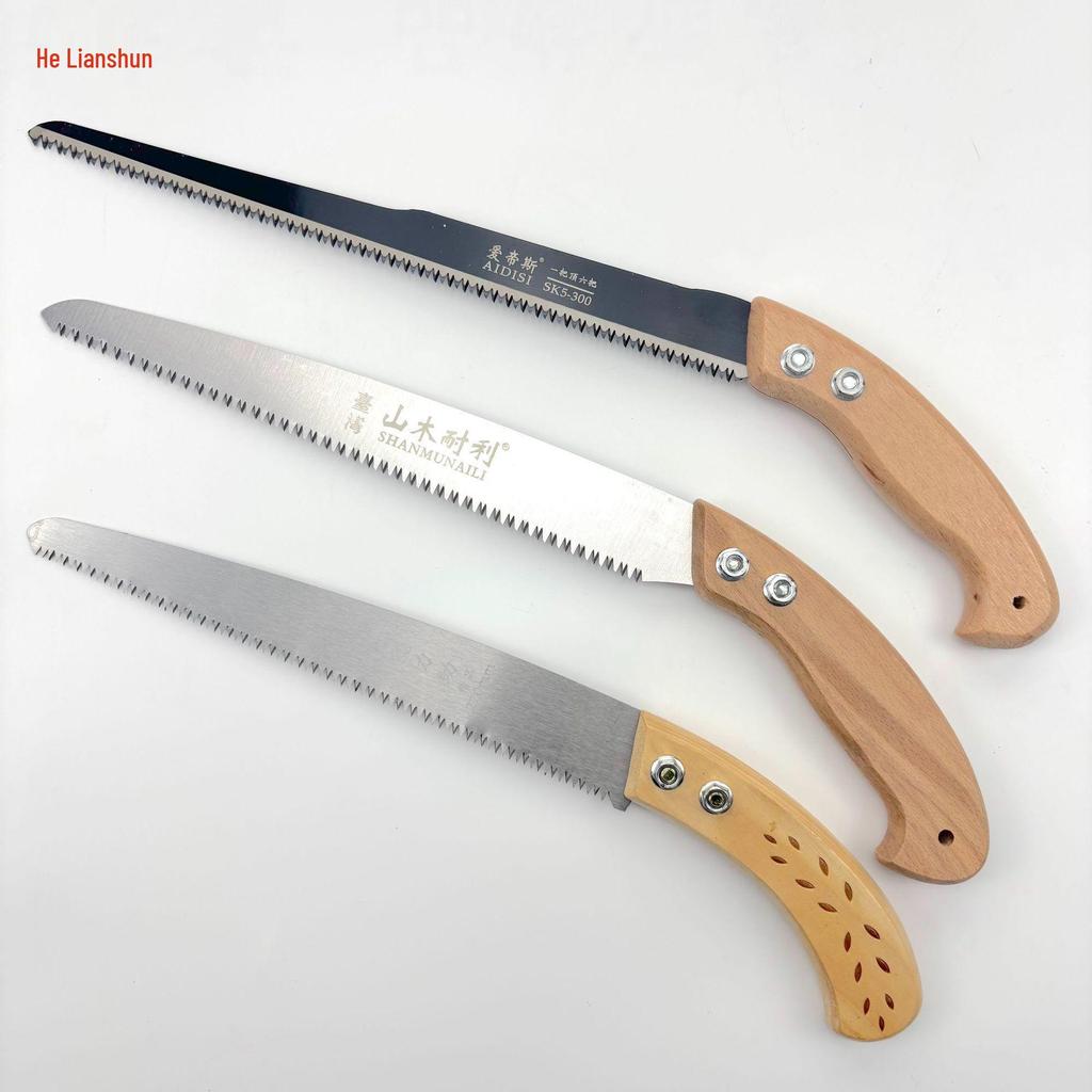 Easy Tool Wood Handle Pruning Saw for Fruit Trees - SK5 Blade