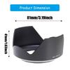 ALC-SH132 Camera Lens Hoods for FE 28-70mm F3.5-5.6, 28-70 mm f/3.5-5.6 Reduces Glares and Enhances Quality