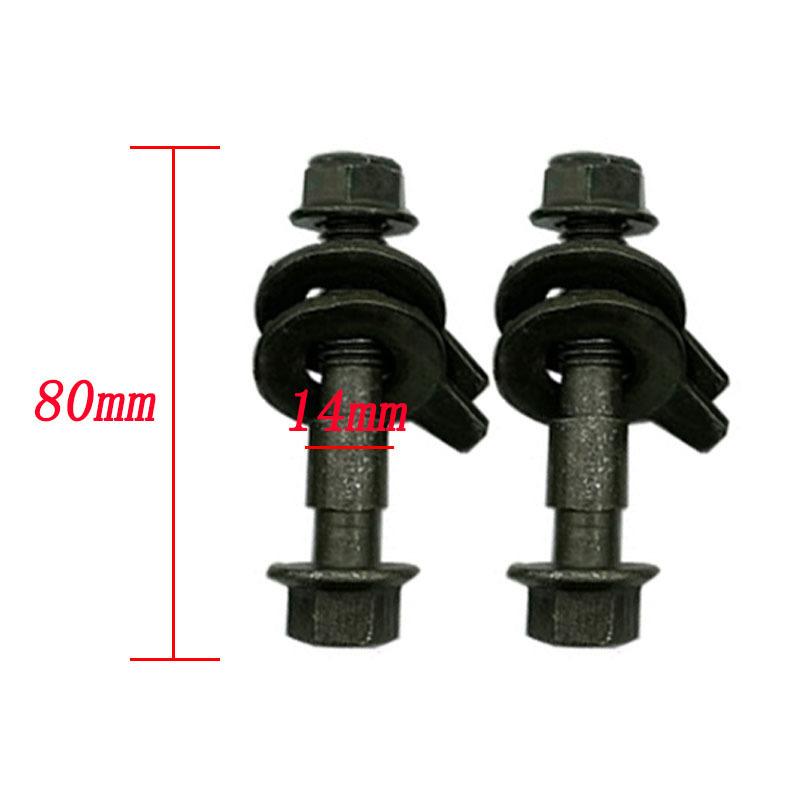 2x 10.9 Car Four Wheel Alignment Eccentric Screw 12mm 13mm 14mm 15 16 17mm Camber Angle Adjustment Bolt Car Tire Balance Weight