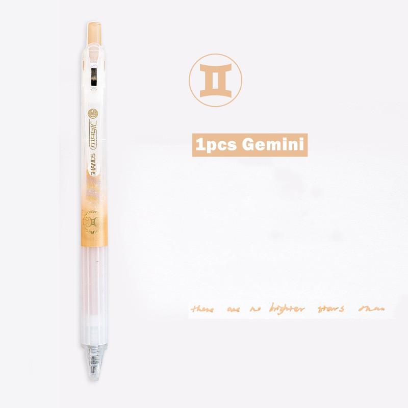1 шт. Набор гелевых ручек со знаками зодиака Magic Clip 12 Constellation Juice Color Ink 0 — фото 11
