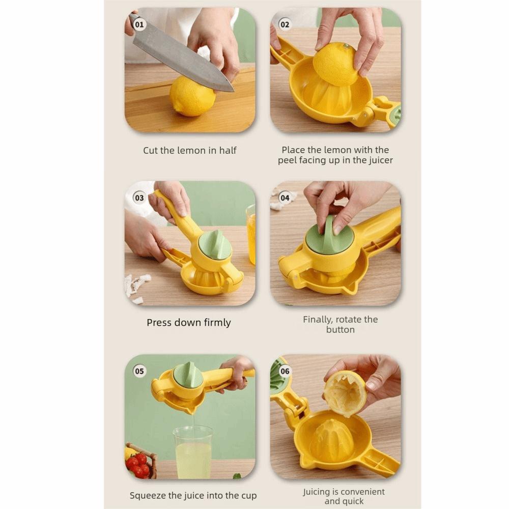 Easy To Clean Manual Juicer Labor Saving Fruit Press Hand Lemon Squeezer  Fruits Processing